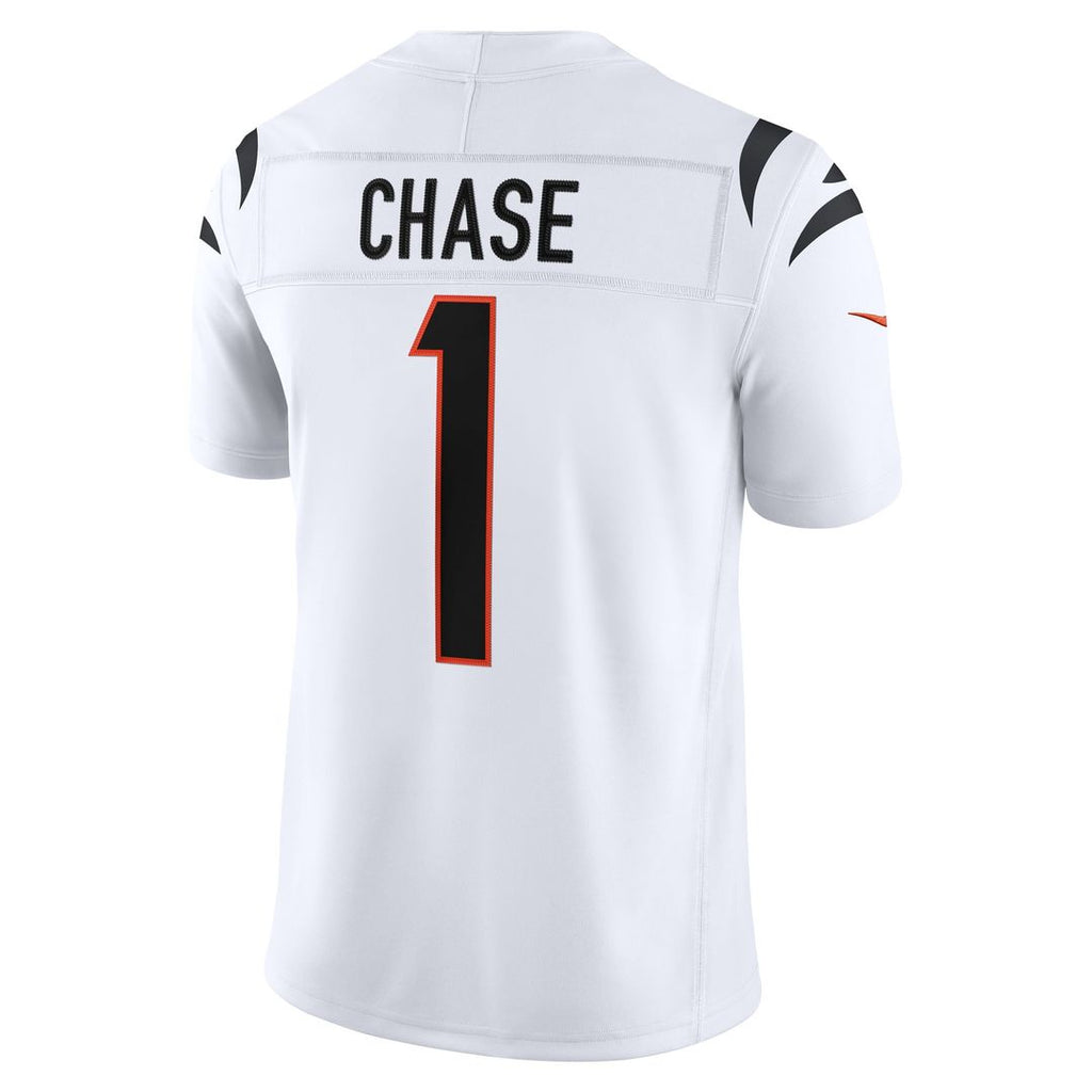 Cincinnati Bengals Ja'Marr Chase Orange Alternate Vapor F.U.S.E. Stitched Limited Jersey product image 12, provided for