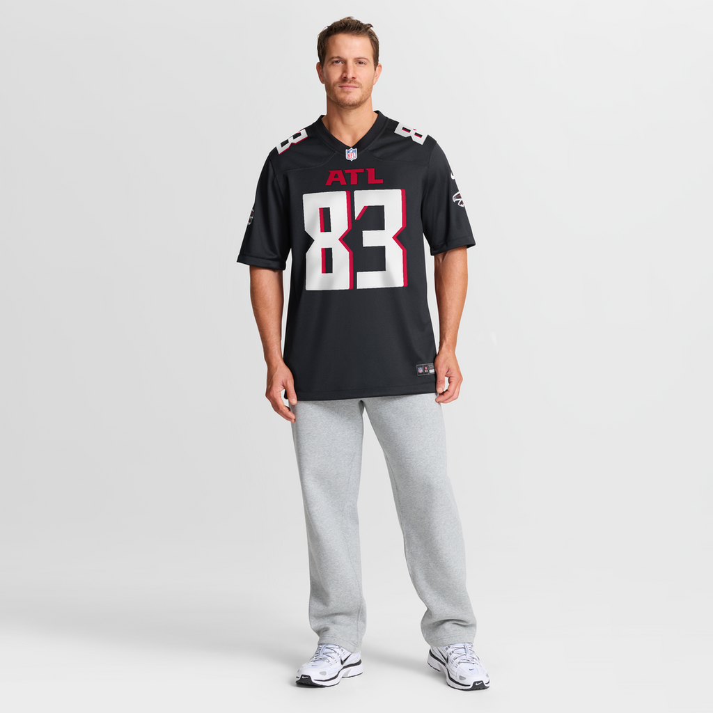 Atlanta Falcons Deven Thompkins Black Team Game Jersey product image 7, provided for visual reference and product detail