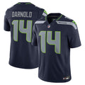 Seattle Seahawks Sam Darnold College Navy Team Vapor F.U.S.E. Stitched Limited Jersey product image 1, provided for visual