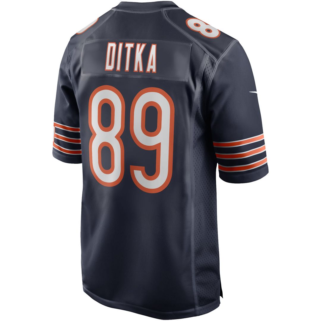 Chicago Bears Mike Ditka Navy Game Retired Player Jersey product image 3, provided for visual reference and product detail
