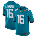 Jacksonville Jaguars Trevor Lawrence Teal Game Jersey product image 1, provided for visual reference and product detail