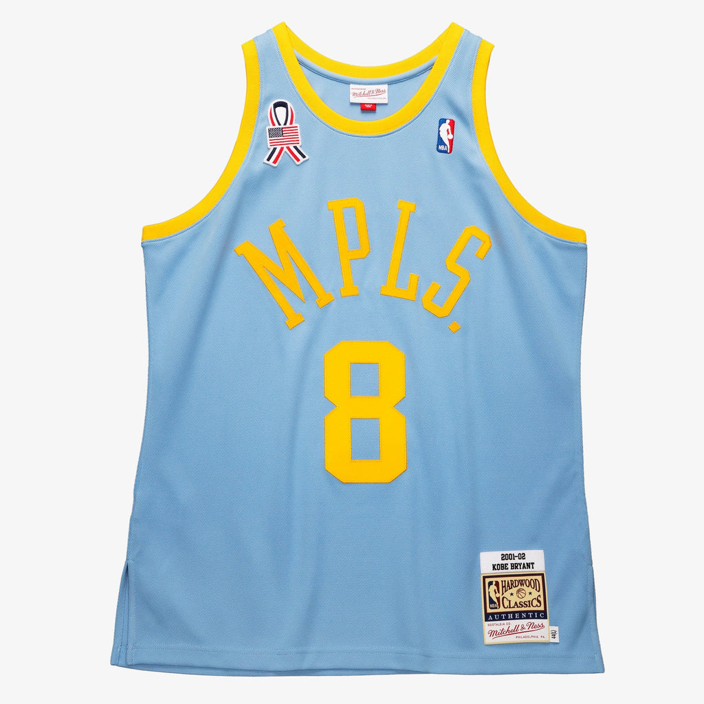 Kobe Bryant Powder Los Angeles Lakers 2001/02 Hardwood Classics Authentic Jersey - Mens product image 1, provided for visual