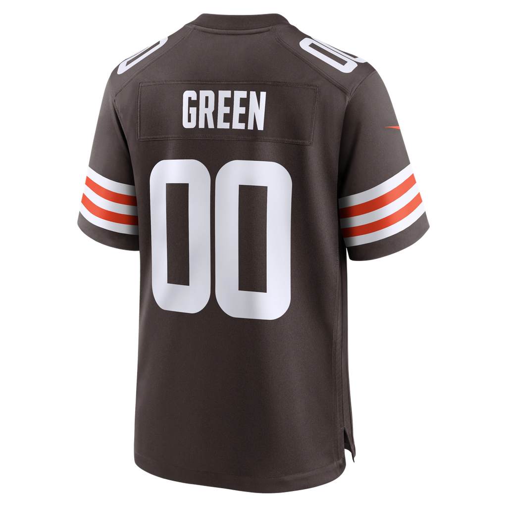 Cleveland Browns Taylen Green Brown Game Jersey product image 3, provided for visual reference and product detail review