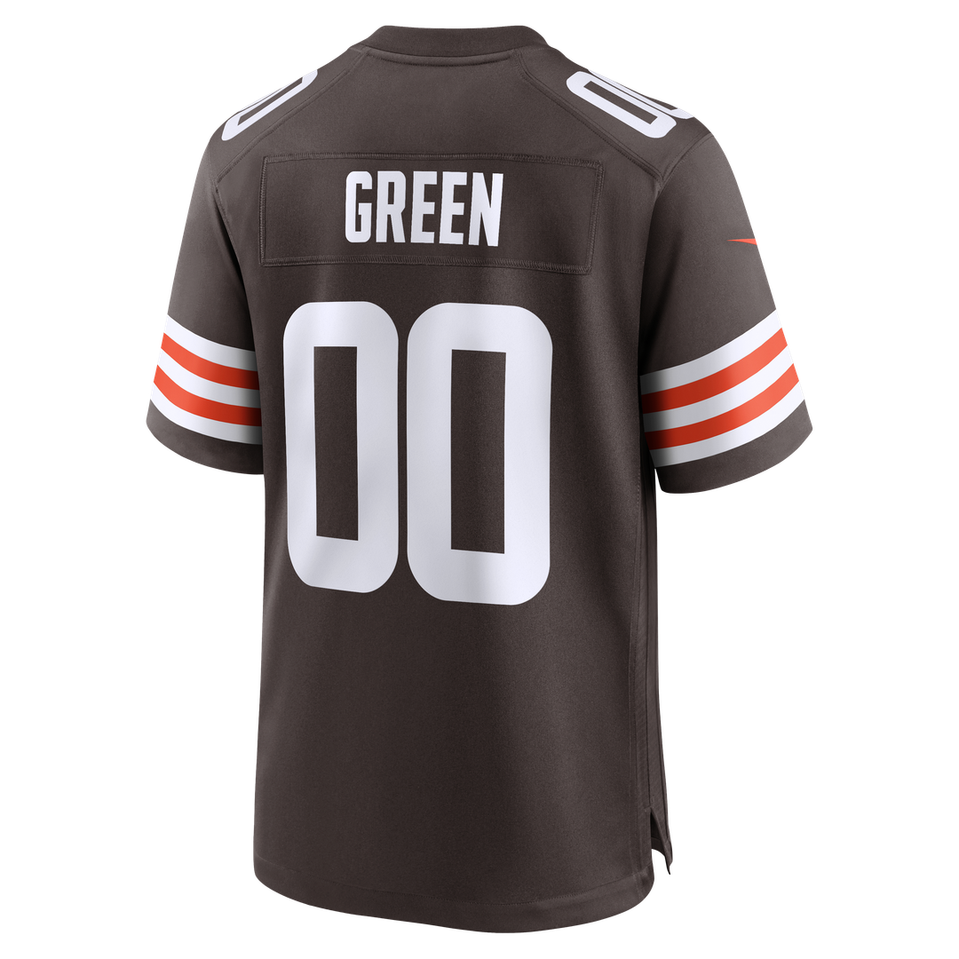 Cleveland Browns Taylen Green Brown Game Jersey product image 3, provided for visual reference and product detail review