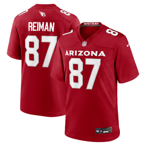 Arizona Cardinals Tip Reiman Cardinal Team Game Jersey product image 1, provided for visual reference and product detail