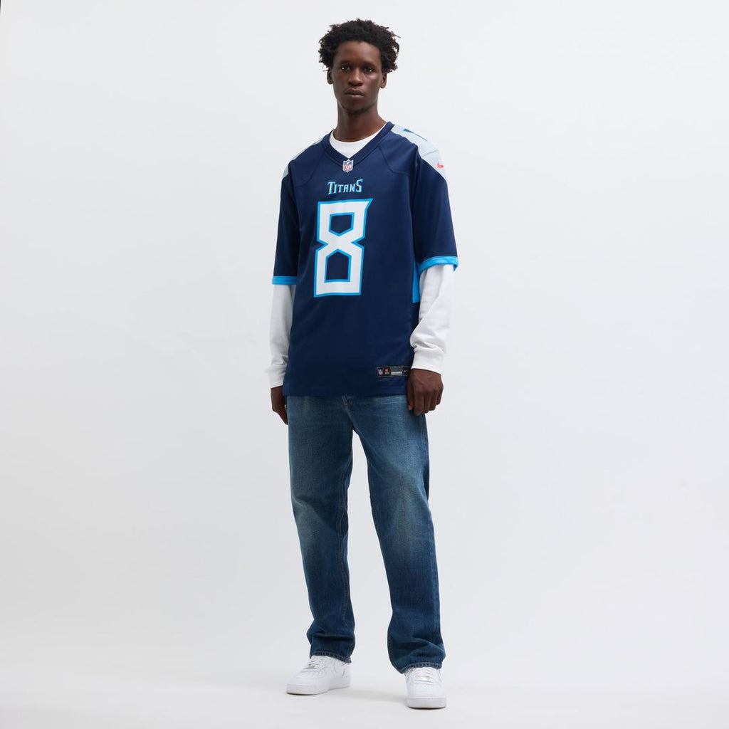 Tennessee Titans Will Levis Navy Game Jersey product image 6, provided for visual reference and product detail review