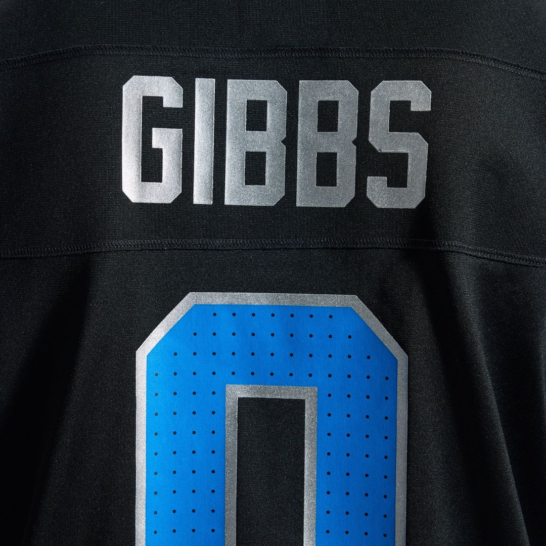 Detroit Lions Jahmyr Gibbs White Game Player Jersey product image 18, provided for visual reference and product detail review
