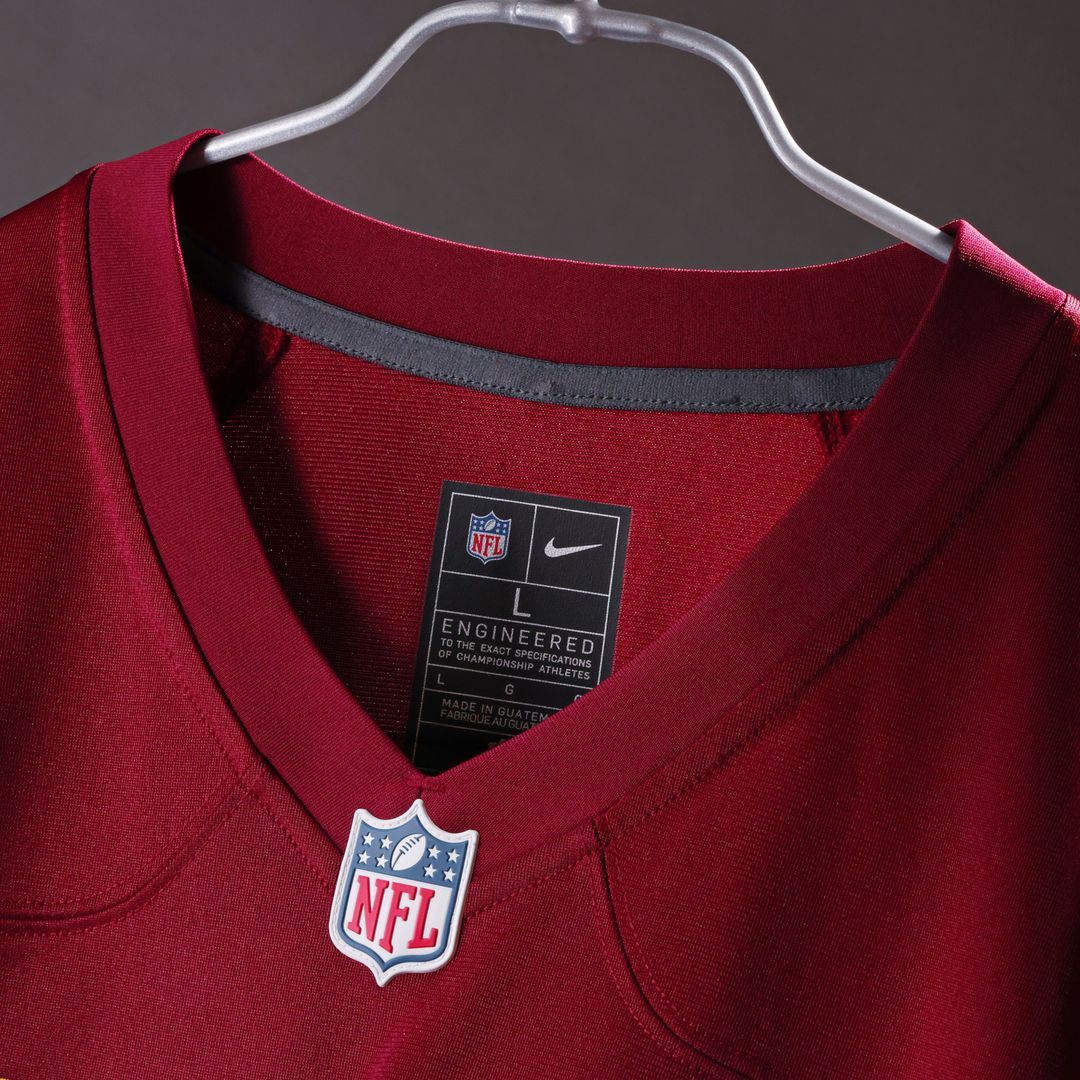 Washington Commanders Mike Sainristil Burgundy Game Jersey product image 11, provided for visual reference and product