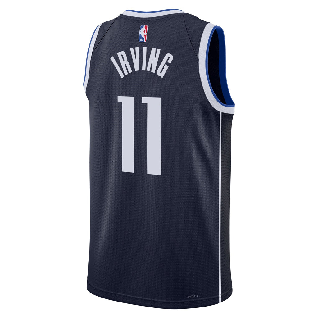 Kyrie Irving Dallas Mavericks Statement Edition Swingman Jersey - Navy - Unisex product image 4, provided for visual