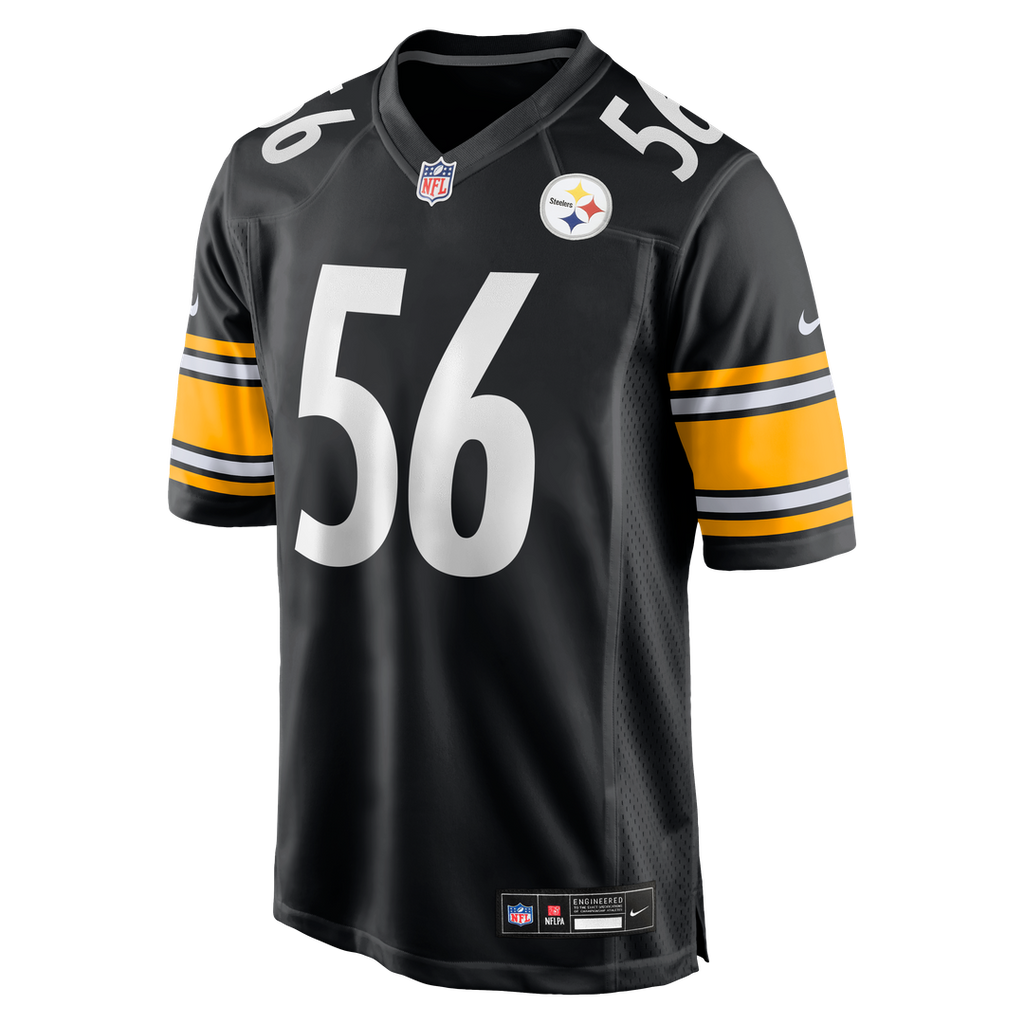Pittsburgh Steelers Alex Highsmith Black Game Jersey product image 2, provided for visual reference and product detail review