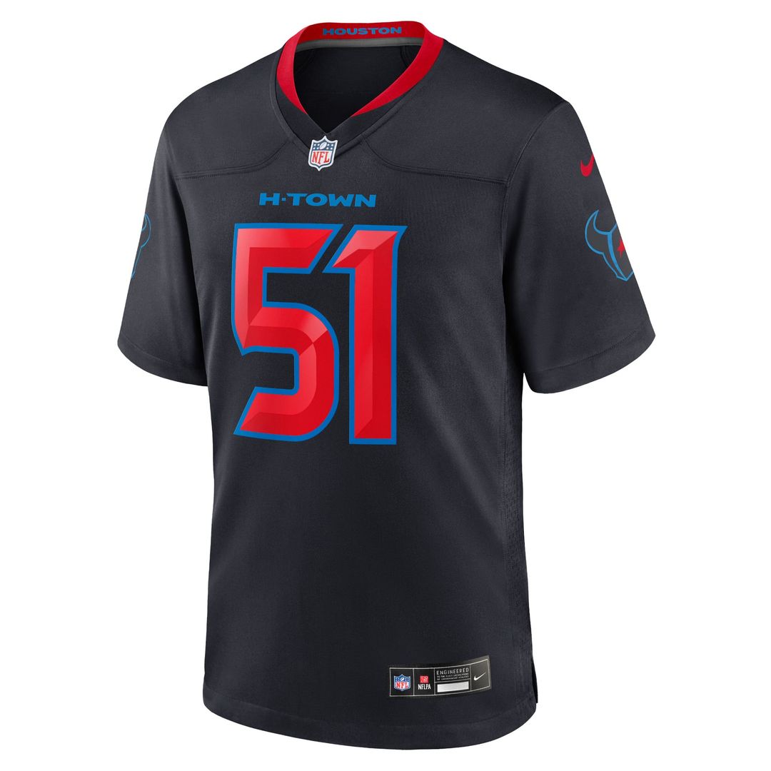 Houston Texans Will Anderson Jr. White Game Jersey product image 8, provided for visual reference and product detail review