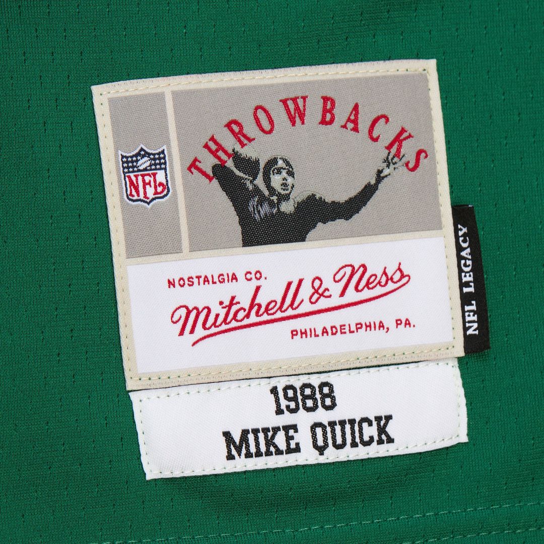 Philadelphia Eagles Mike Quick Kelly Green Legacy Replica Jersey product image 5, provided for visual reference and product