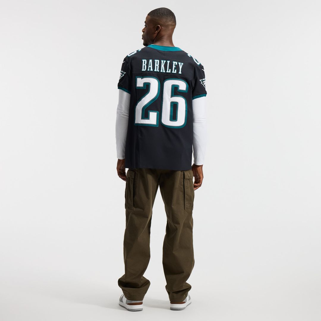 Philadelphia Eagles Saquon Barkley Black Alternate Vapor F.U.S.E. Elite Jersey product image 18, provided for visual