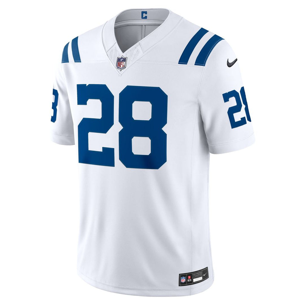 Indianapolis Colts Jonathan Taylor White Vapor F.U.S.E. Stitched Limited Jersey product image 5, provided for visual