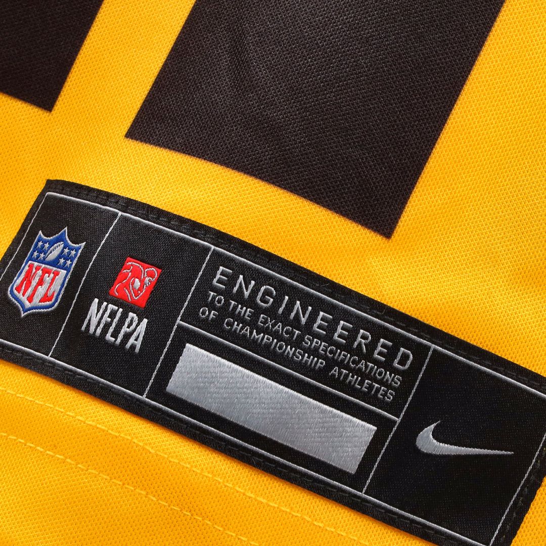 Pittsburgh Steelers Aaron Rodgers Gold Alternate Vapor F.U.S.E. Limited Jersey product image 7, provided for visual