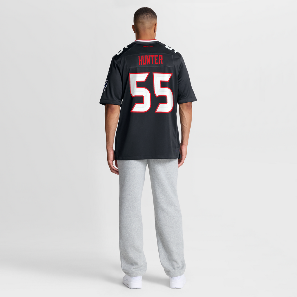 Houston Texans Danielle Hunter Navy Team Game Jersey product image 8, provided for visual reference and product detail review
