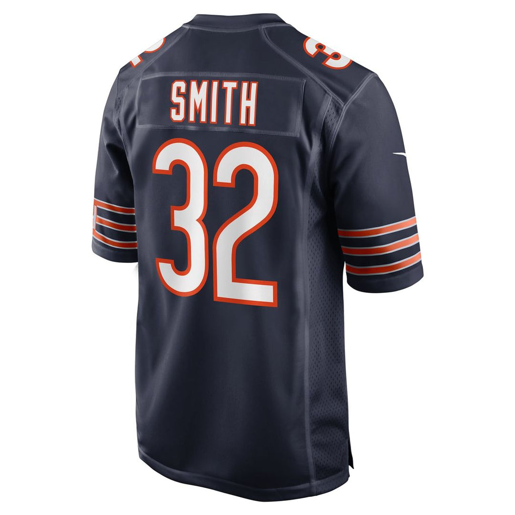 Chicago Bears Terell Smith Navy Game Jersey product image 3, provided for visual reference and product detail review