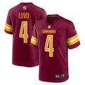 Washington Commanders Frankie Luvu Burgundy Game Jersey product image 1, provided for visual reference and product detail