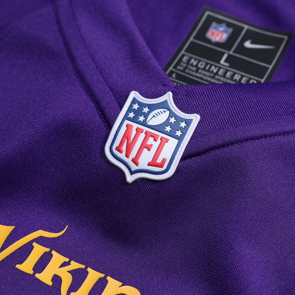 Minnesota Vikings Eric Wilson Purple Team Game Jersey product image 4, provided for visual reference and product detail