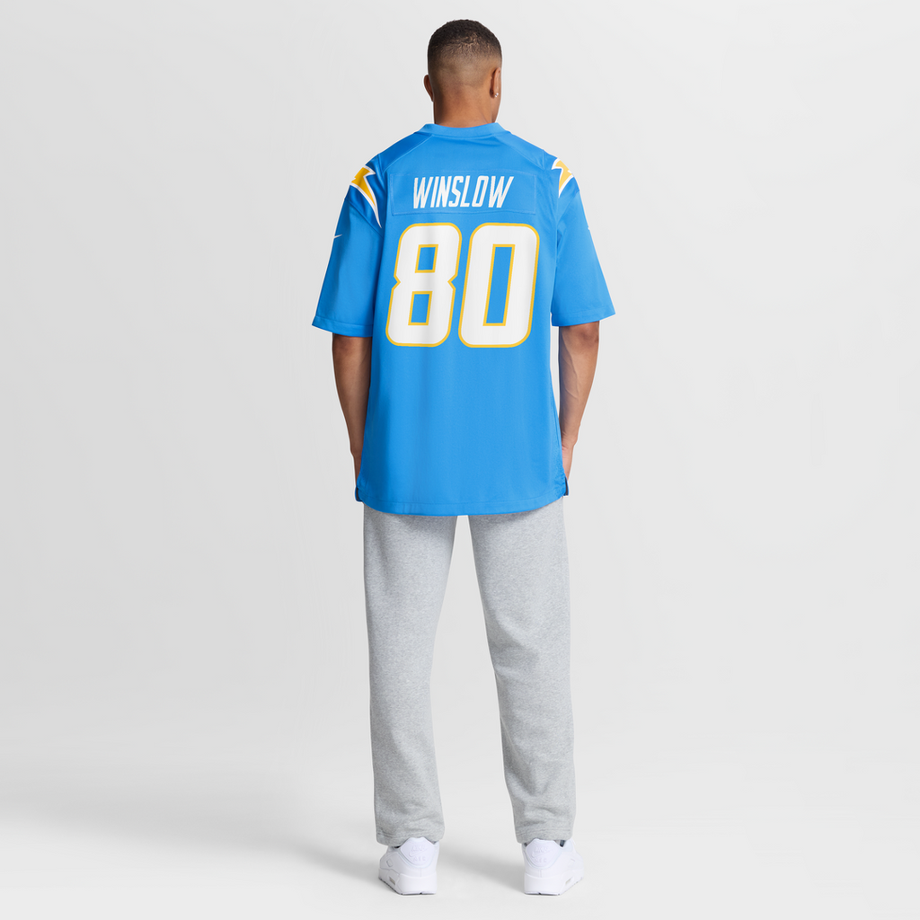 Los Angeles Chargers Kellen Winslow Powder Blue Game Retired Player Jersey product image 8, provided for visual reference