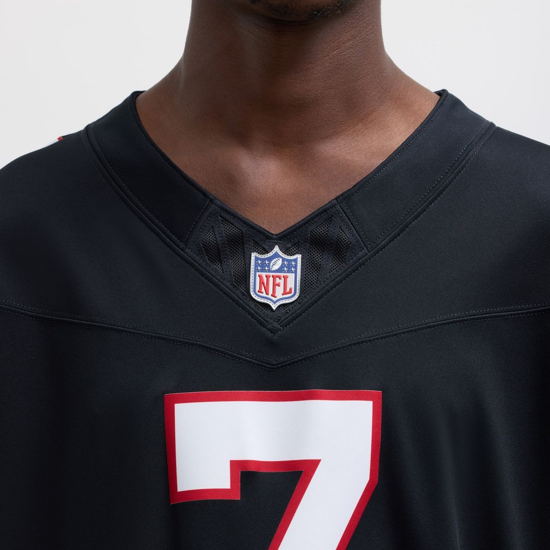 Atlanta Falcons Bijan Robinson Black Alternate Vapor F.U.S.E. Limited Jersey product image 17, provided for visual reference