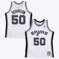 David Robinson San Antonio Spurs 1998 Authentic Swingman Jersey - White product image 1, provided for visual reference and