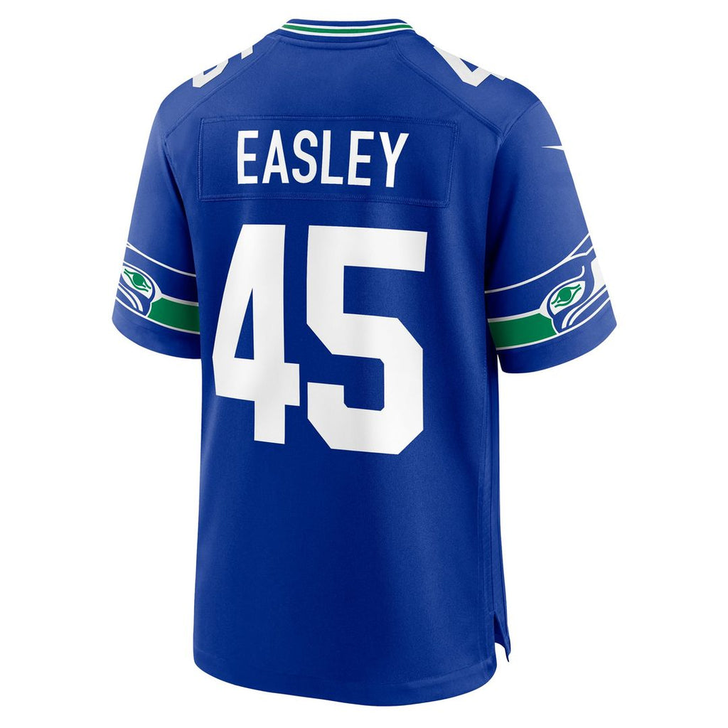 Seattle Seahawks Kenny Easley Royal Retired Player Alternate Game Jersey product image 3, provided for visual reference and