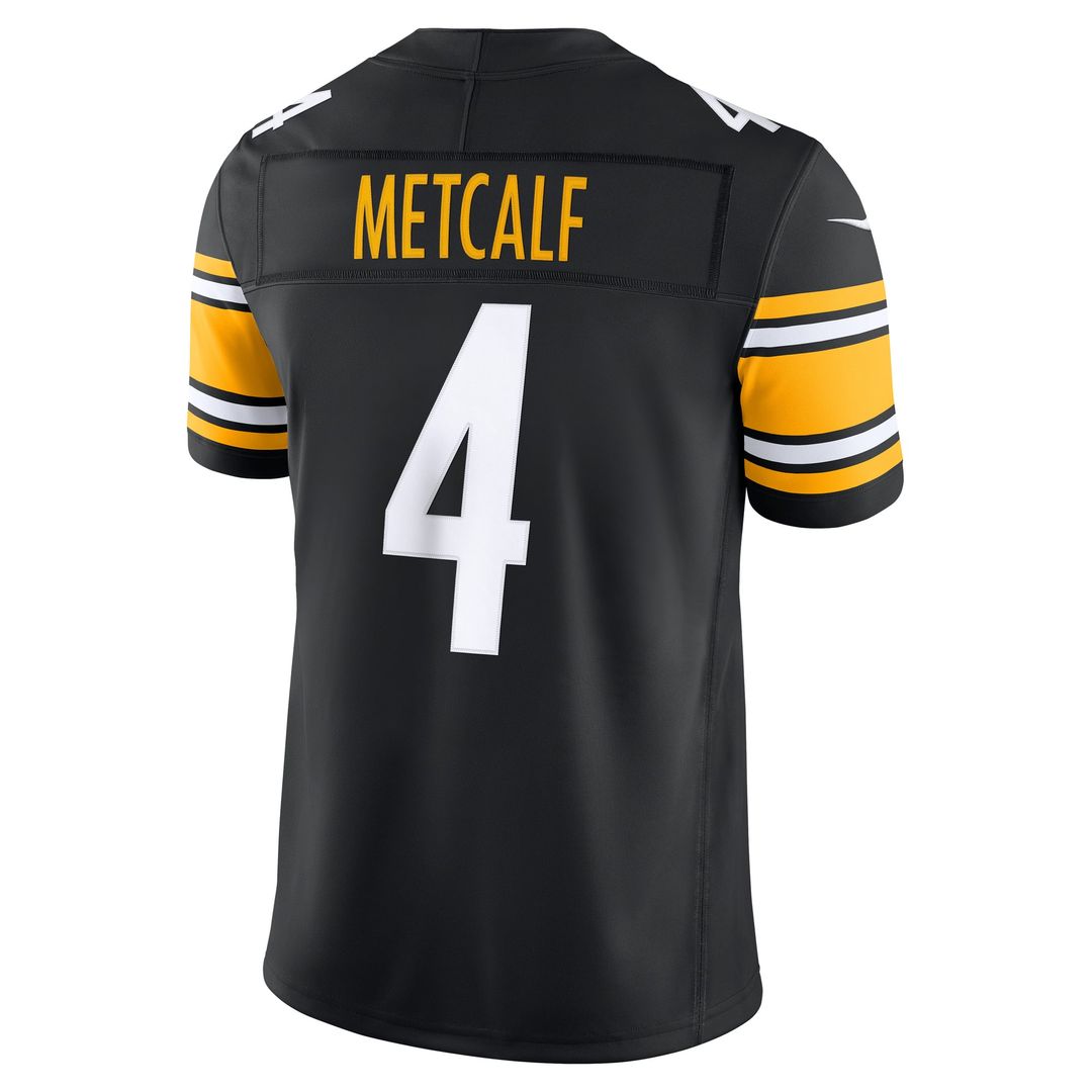 Pittsburgh Steelers DK Metcalf Black Team Vapor F.U.S.E. Stitched Limited Jersey product image 3, provided for visual