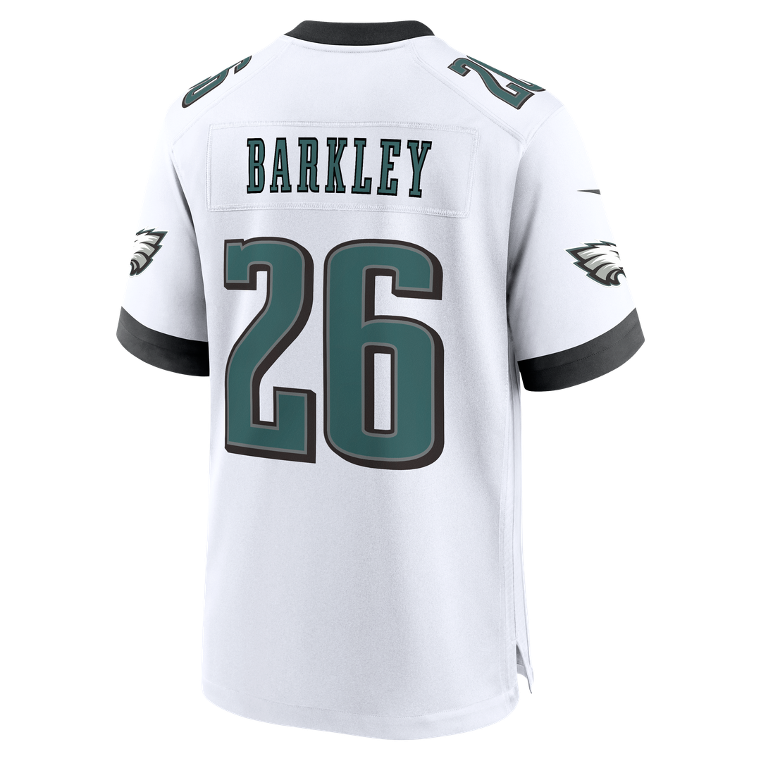 Philadelphia Eagles Saquon Barkley White Game Jersey product image 20, provided for visual reference and product detail