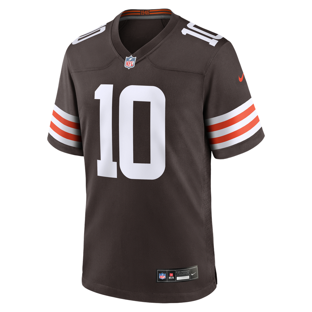 Cleveland Browns Phillip Walker Brown Team Game Jersey product image 2, provided for visual reference and product detail