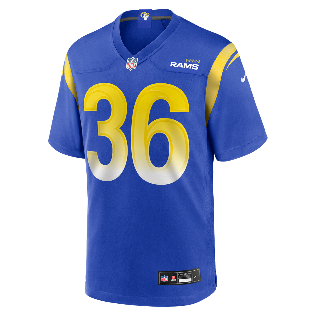 Los Angeles Rams Jerome Bettis Royal Game Retired Player Jersey product image 2, provided for visual reference and product
