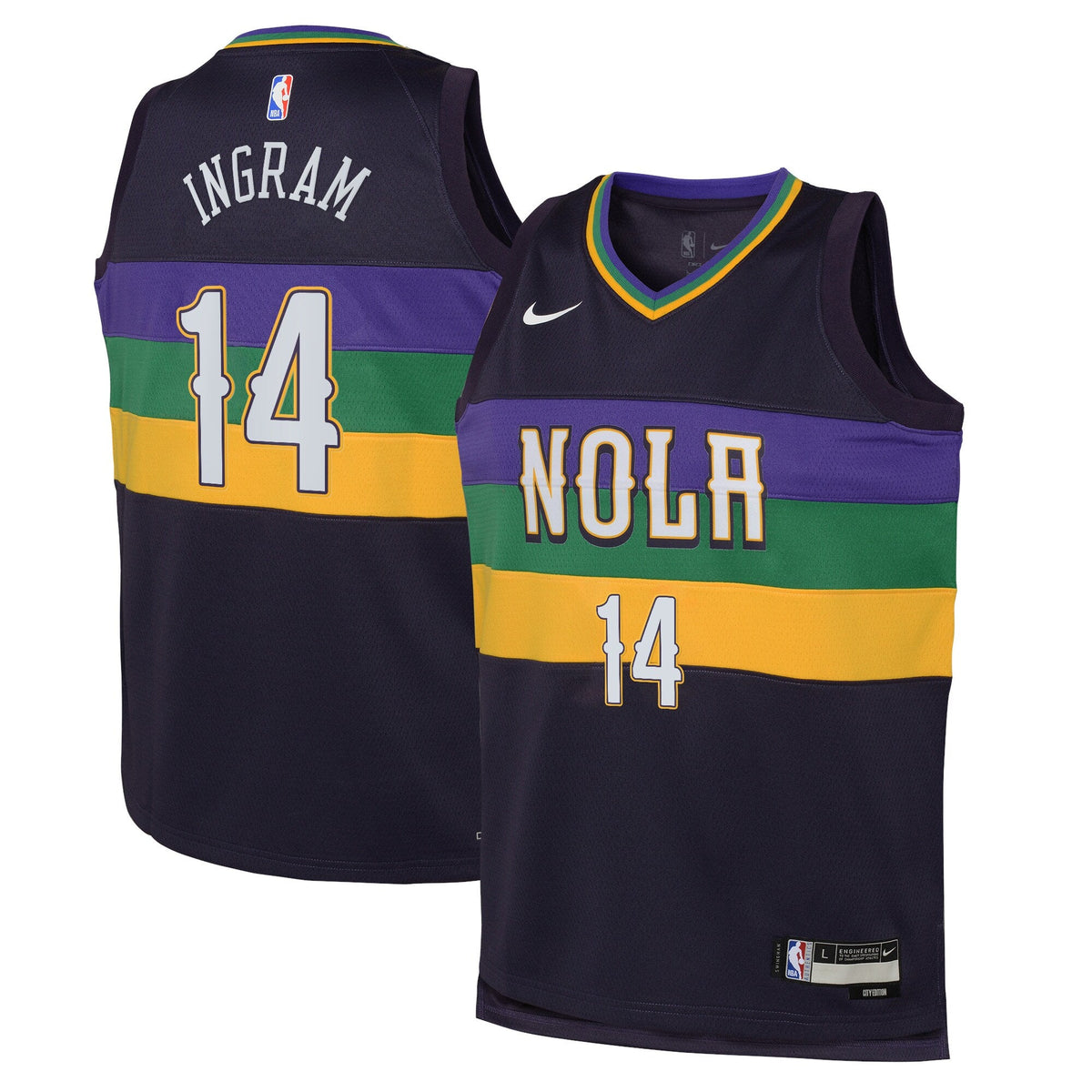 New Orleans Pelicans Nike City Edition Swingman Jersey 22 product image 1