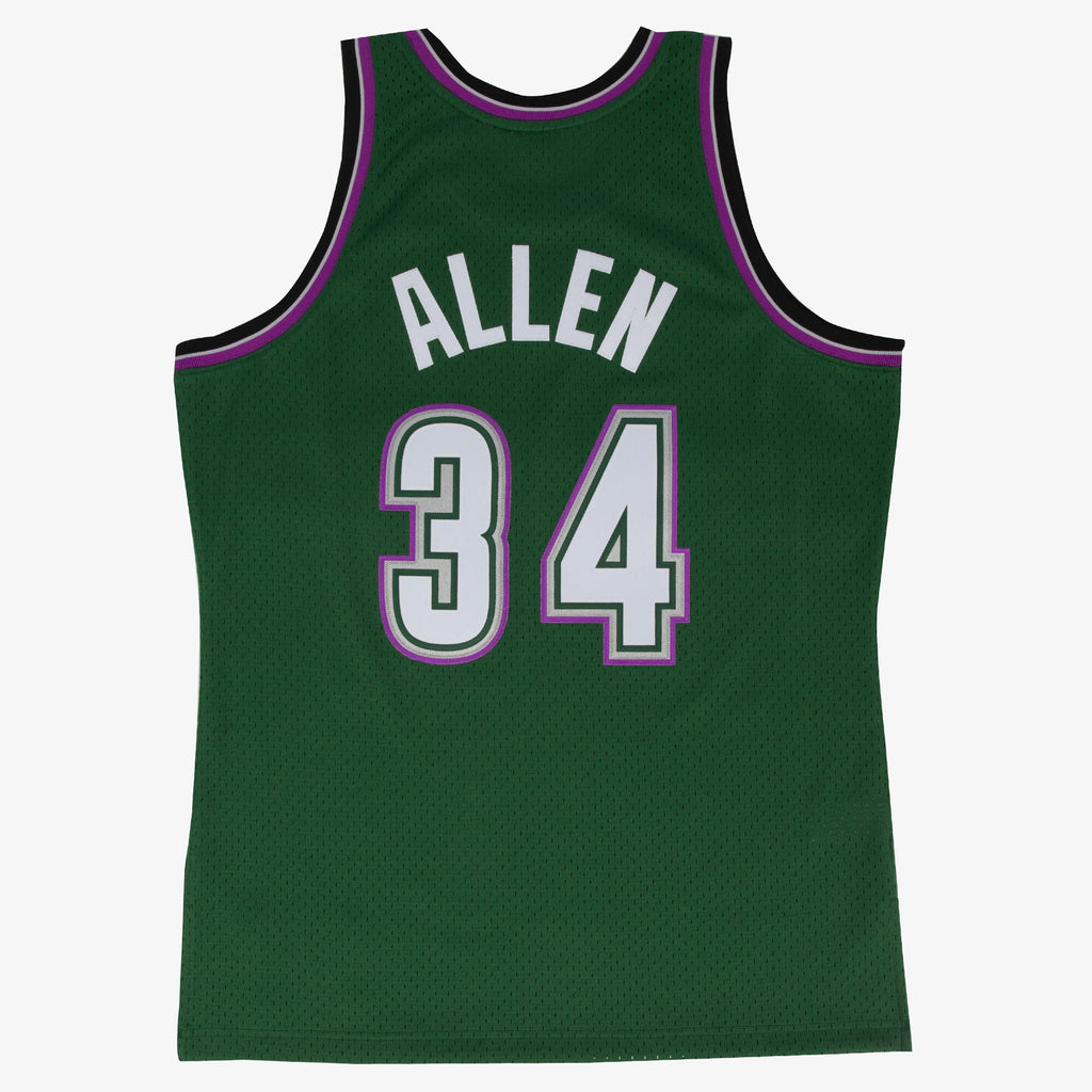 Ray Allen Milwaukee Bucks 1996-97 Swingman Alternate Jersey product image 3, provided for visual reference and product