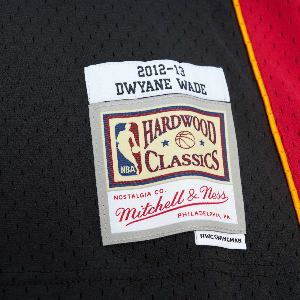 Miami Heat NBA Dwyane Wade 2012 Road Hardwood Classics product image 6