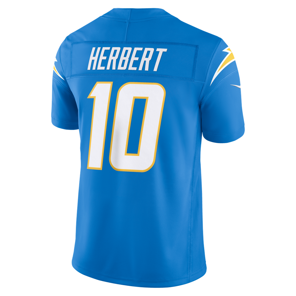 Los Angeles Chargers Justin Herbert Navy Alternate Super Chargers Vapor F.U.S.E. Stitched Limited Jersey product image 17,