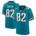 Jacksonville Jaguars Jimmy Smith Teal Retired Player Alternate Game Jersey product image 1, provided for visual reference