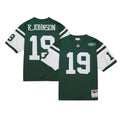 New York Jets Keyshawn Johnson Green Legacy Replica Jersey product image 1, provided for visual reference and product detail