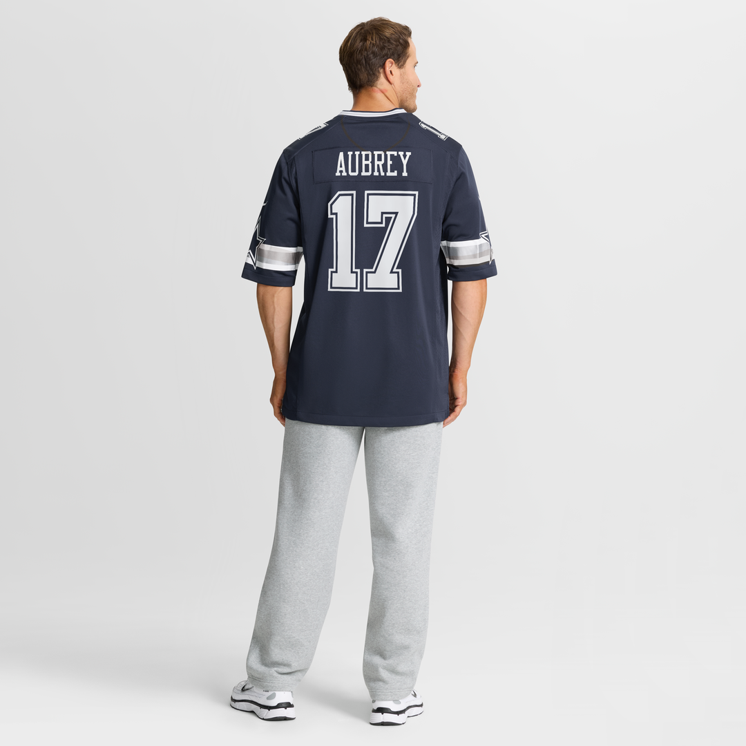 Dallas Cowboys Brandon Aubrey White Game Jersey product image 14, provided for visual reference and product detail review