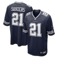Dallas Cowboys Deion Sanders Navy Team Retired Player Game Jersey product image 1, provided for visual reference and product
