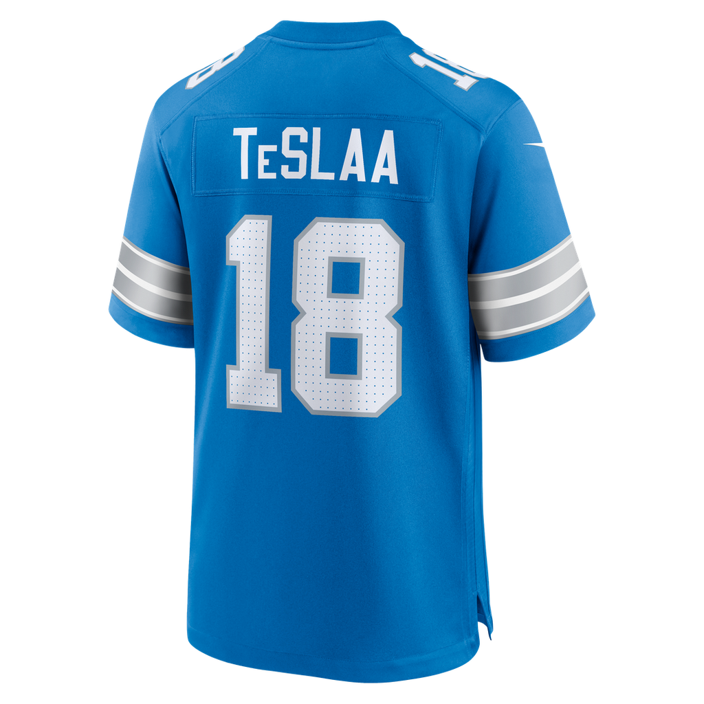 Detroit Lions Isaac TeSlaa Black Alternate Game Player Jersey product image 15, provided for visual reference and product