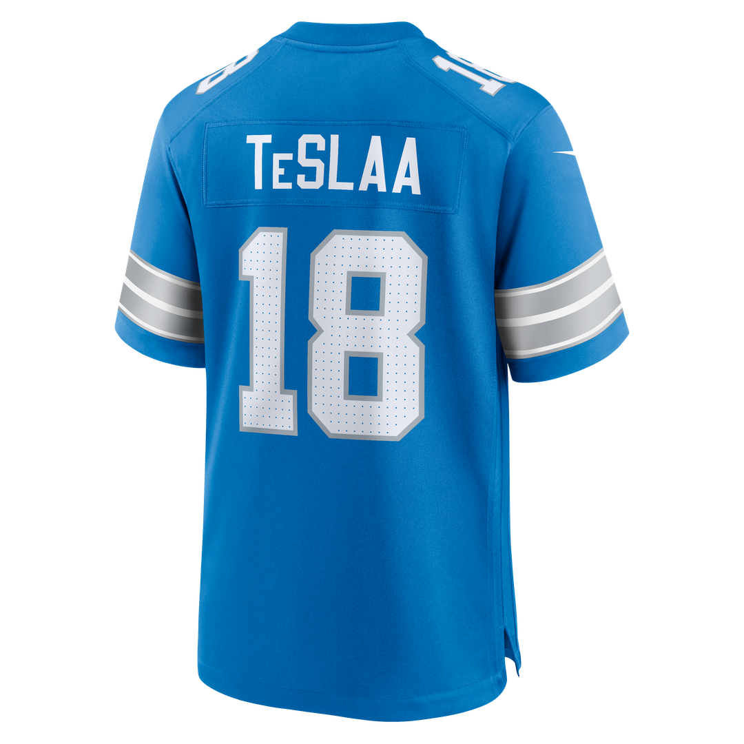 Detroit Lions Isaac TeSlaa Black Alternate Game Player Jersey product image 15, provided for visual reference and product