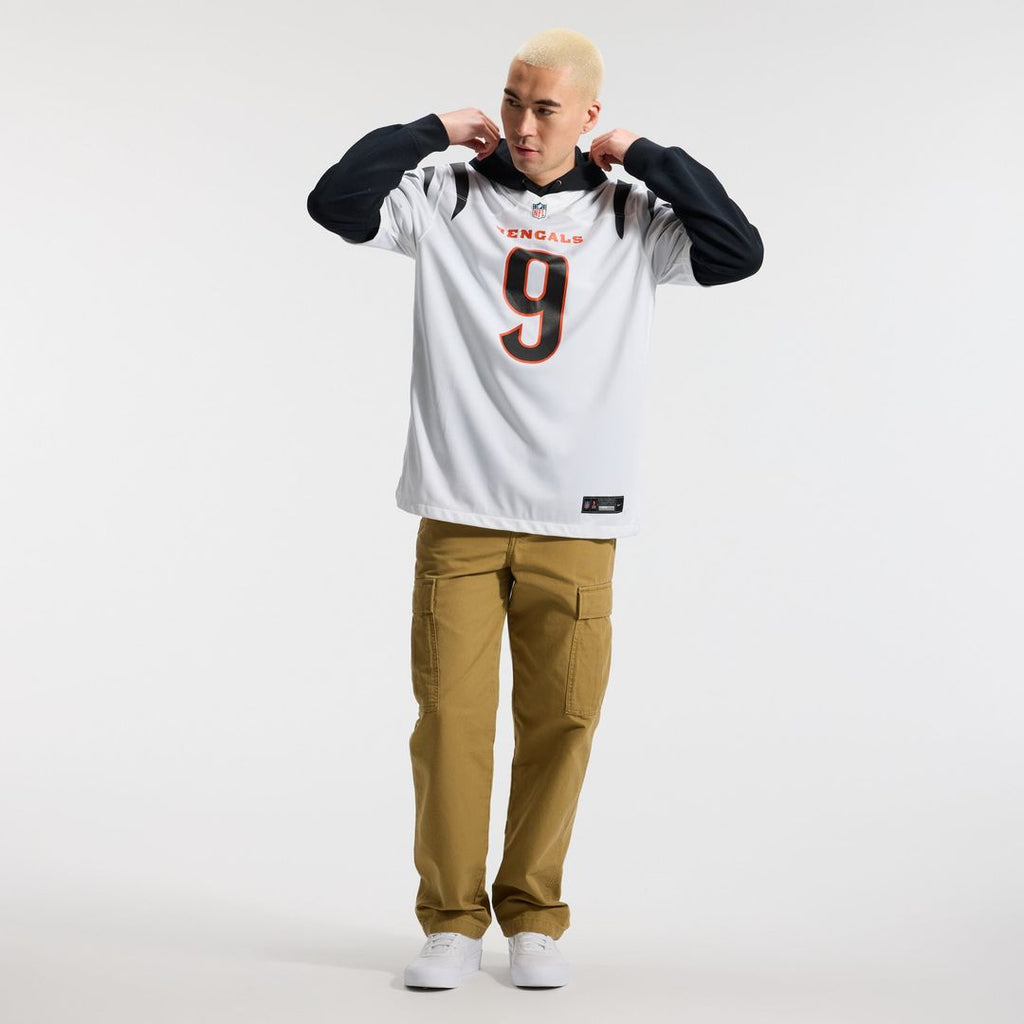 Cincinnati Bengals Joe Burrow Orange Alternate Game Jersey product image 30, provided for visual reference and product