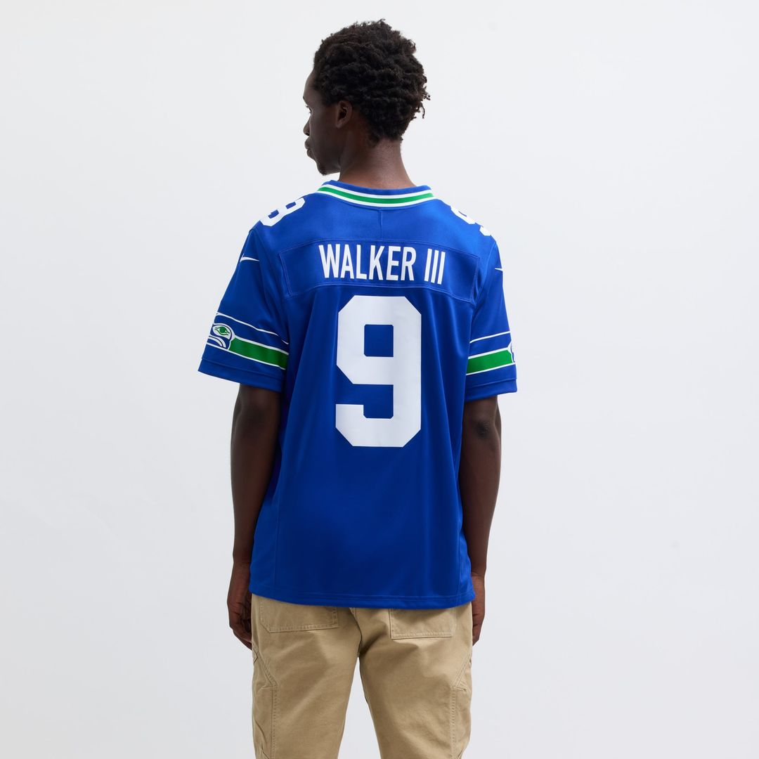 Seattle Seahawks Kenneth Walker III Royal Vapor F.U.S.E. Limited Jersey product image 5, provided for visual reference and