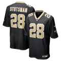 New Orleans Saints Danny Stutsman Black Team Game Jersey product image 1, provided for visual reference and product detail