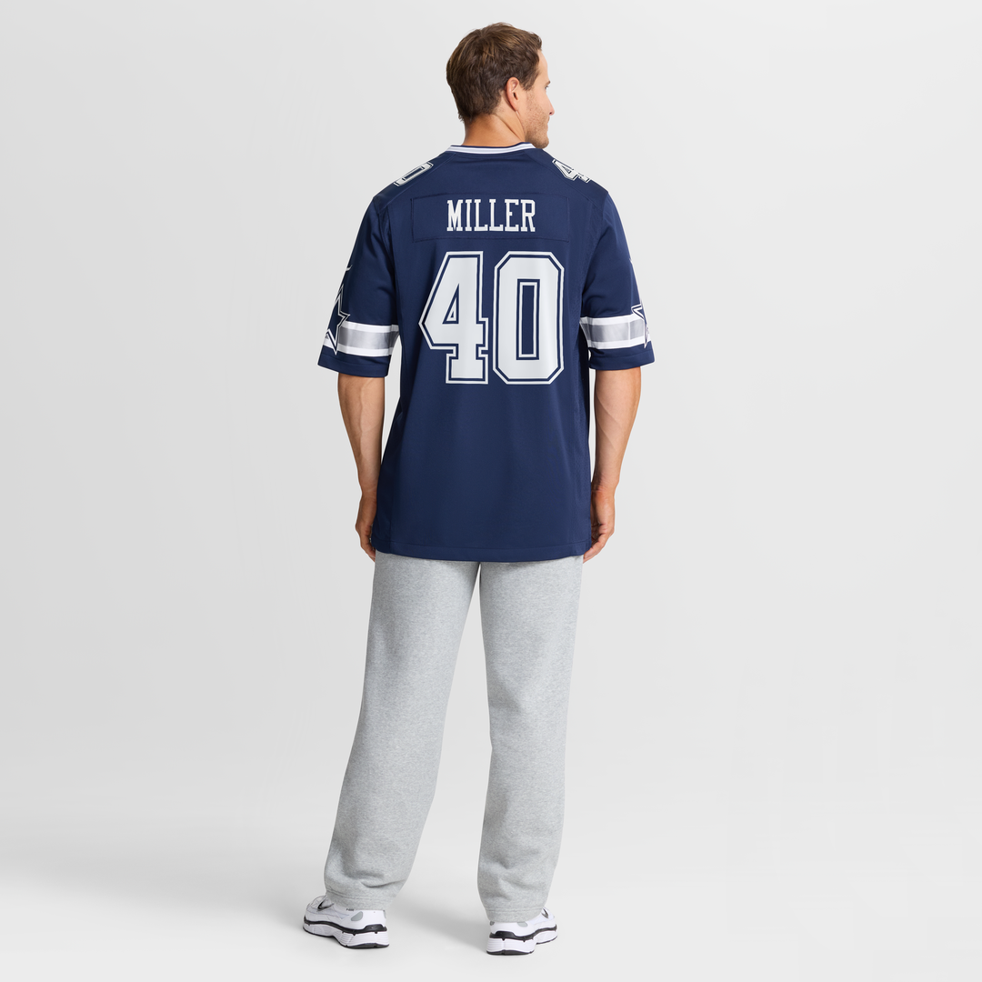 Dallas Cowboys Von Miller Navy Game Jersey product image 11, provided for visual reference and product detail review
