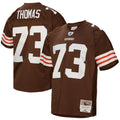 Cleveland Browns Joe Thomas Brown Legacy Replica Jersey product image 1, provided for visual reference and product detail