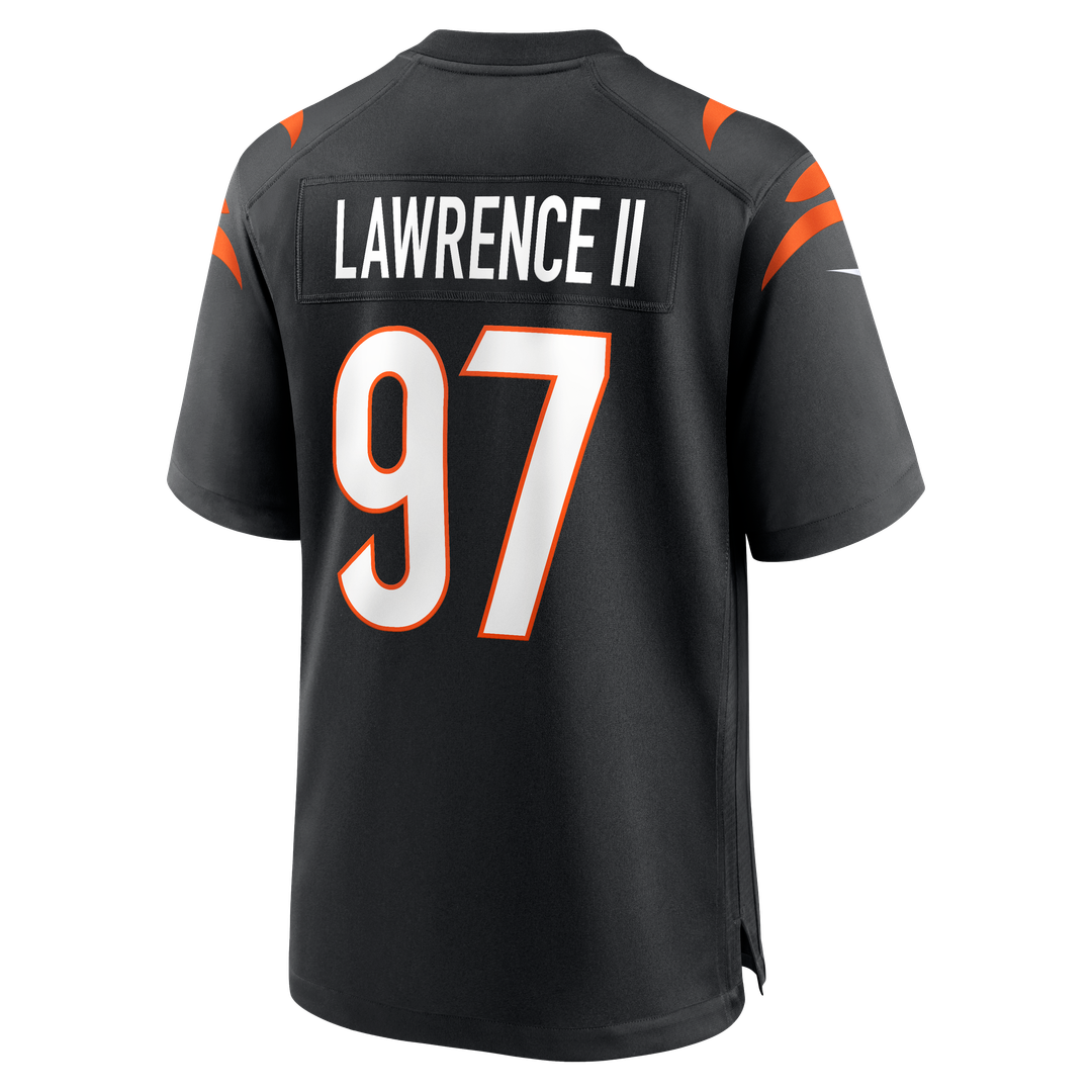 Cincinnati Bengals Dexter Lawrence II Black Game Jersey product image 8, provided for visual reference and product detail