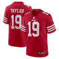 San Francisco 49ers Trent Taylor Scarlet Team Game Jersey product image 1, provided for visual reference and product detail