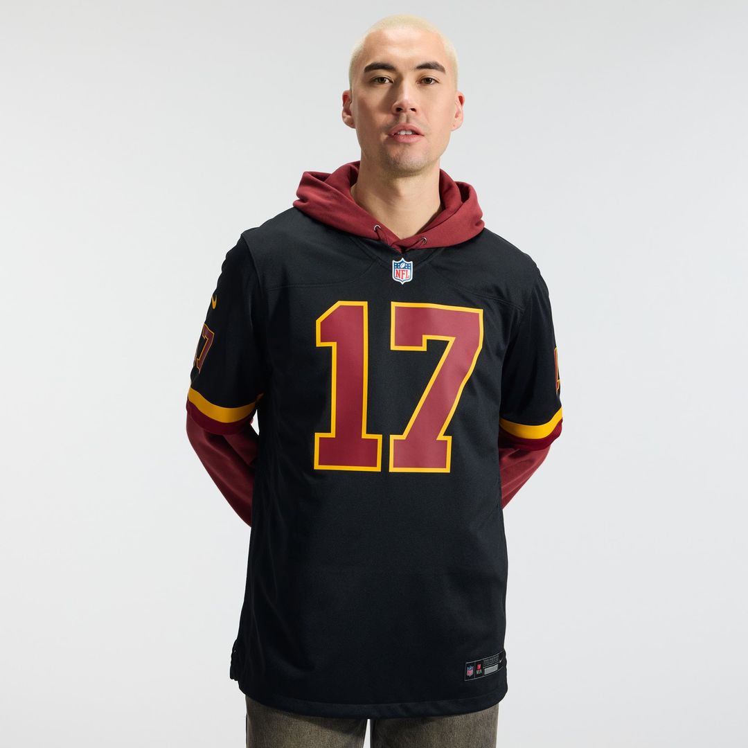 Hail Raiser Men Washington Commanders Terry McLaurin Black Alternate Game Jersey product image 15, provided for visual