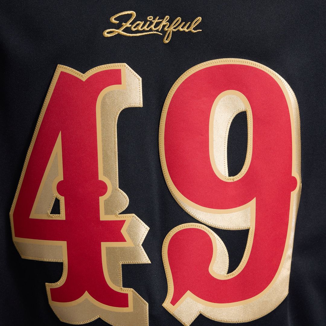 San Francisco 49ers The Faithful Black Rivalries Collection Stitched Limited Jersey product image 13, provided for visual